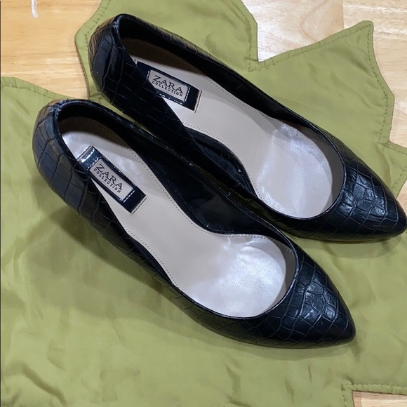 Zara Collection Croc Pumps - Picture 3 of 3